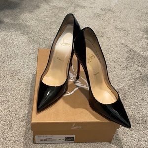 Christian Louboutin Black Patent Leather Pumps